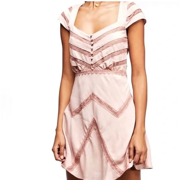 FREE PEOPLE Dusty Rose Dress - Picture 5 of 9